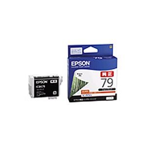 【 純正品 】 EPSON エプソン インクカートリッジ 【ICBK79 フォトブラック】