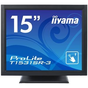 iiyama 15型液晶ディスプレイ ProLite T1531SR-3 （抵抗膜方式タッチパネル）マーベルブラック T1531SR-B3