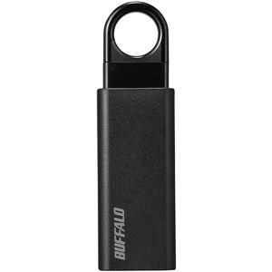 バッファロー オートリターン機能搭載 ノックスライド USB3.0対応 USBメモリー 64GB ブラック RUF3-KS64G-BK