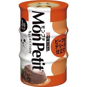 〔まとめ〕 キャットフード ペットフード ネスレ MPセレクション ビーフのテリーヌ仕立て 3P 24セット 猫用品 ペット用品【代引不可】