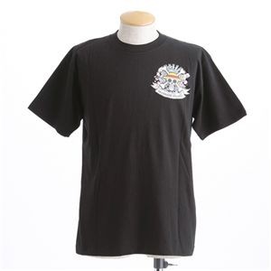 むかしむかし ワンピースコレクション 和柄半袖Tシャツ  S-2449/麦わらパイレーツ 黒M