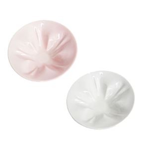 hiracle(ひらくる) さくら小皿 白・ピンク2枚組