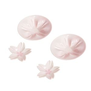 hiracle(ひらくる) さくら小皿/豆皿セット各2枚 (ピンク/ピンク)