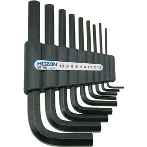【ホーザン】六角レンチセット W-96