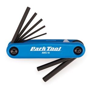 【パークツール】PARKTOOL  フォールディングヘックスレンチ(六角レンチ)セット PARKTOOL/パークツール AWS-10 〔業務用/DIY用品/日曜大工〕
