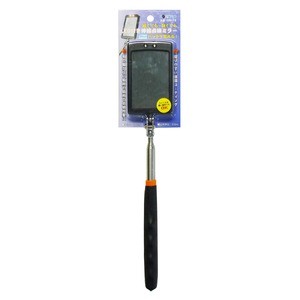 (業務用20セット)S-ROAD LEDライト付き伸縮点検ミラー 上下左右自由自在 樹脂グリップ SRO-18 〔業務用/DIY/日曜大工〕