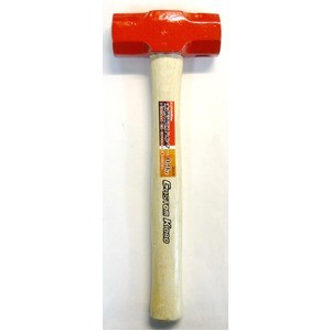 （まとめ）CSK 木柄両口ハンマー(建築土木向けかなづち/大工道具) 0.9kg CRH-09 〔業務用/家庭用/DIY/日曜大工〕【×20セット】