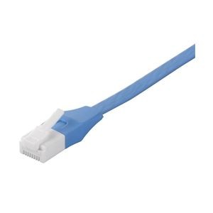 バッファロー(サプライ) ツメの折れないLANケーブル カテゴリー6 ストレート フラット 15m ブルー BSLS6FU150BL2