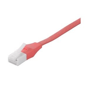 バッファロー(サプライ) ツメの折れないLANケーブル カテゴリー6 ストレート フラット 5m ピンク BSLS6FU50PK2