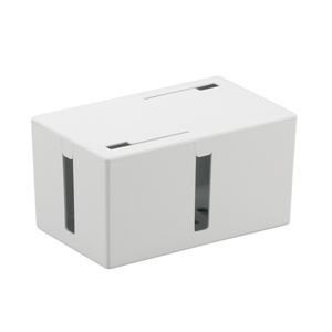 バッファロー(サプライ) ケーブルボックス 電源タップ＆ケーブル収容 Sサイズ ホワイト BSTB01SWH