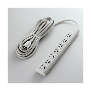 エレコム 簡易パッケージ 抜け止めPCタップ マグネット付/3P7口/5m T-H3750NM