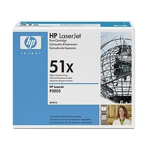 HP(Inc.) 51X 純正LaserJetトナーカートリッジ(大量印刷、黒)(M3027/3035用) Q7551X
