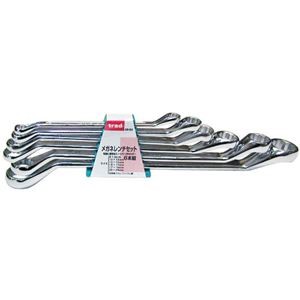 (業務用2セット) TRAD メガネレンチセット 【6本組×2セット】 8～24mm #8-24 〔DIY用品/大工道具〕