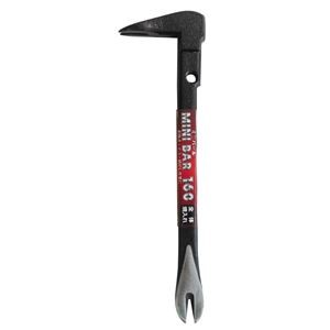 (業務用5個セット) H＆H ミニバール/梃子 【全長：160mm】 全体焼入れ HMB-160 〔DIY用品/大工道具〕