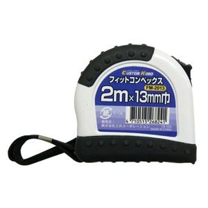 (業務用100個セット) CK フィットコンベックス/メジャー 【長さ：2ｍ】 ラバー付き 13-124 FM-2013 〔DIY用品/大工道具〕