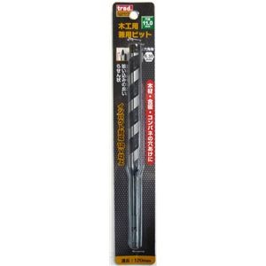 (業務用5個セット) TRAD 木工用兼用ビット/先端工具 【穴径：11mm】 インパクト12V対応 TWK-11.0 〔DIY用品/大工道具〕