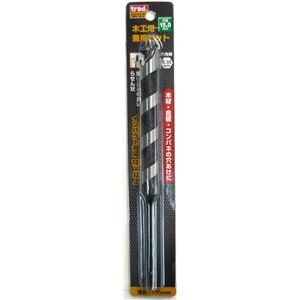 (業務用5個セット) TRAD 木工用兼用ビット/先端工具 【穴径：15mm】 インパクト12V対応 TWK-15.0 〔DIY用品/大工道具〕