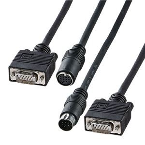 サンワサプライ ディスプレイ工事配線ケーブル(アナログRGB) KC-K100