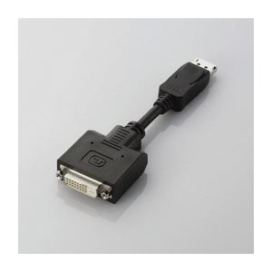 エレコム DisplayPort-DVI変換アダプタ AD-DPDBK