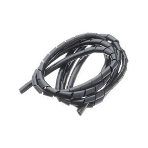 (まとめ)YAZAWA まとめるチューブ 内径：12mm 黒 1.5m FCT12K【×20セット】