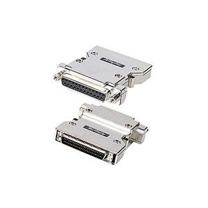 (まとめ)サンワサプライ SCSIアダプタ AD-D25P50K【×2セット】