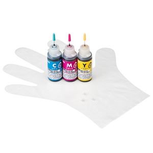 (まとめ)サンワサプライ 詰め替えインクBCI-371C・M・Y用 INK-C371S30【×3セット】
