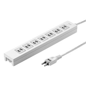(まとめ)サンワサプライ 電源タップ TAP-F27-2Z【×2セット】