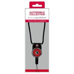 (まとめ)NISSAN 公式ライセンス品 GT-R MOBILE MULTI STRAP BLACK NRNP-FSBK【×2セット】