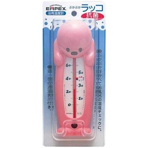 (まとめ)EMPEX 浮型 湯温計 ぷかぷかラッコ TG-5203 ピンク【×5セット】