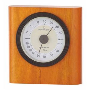 EMPEX 温度・湿度計 イートン 温度・湿度計 置用 TM-642 メープル