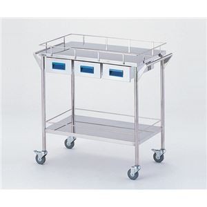 ストレージステンレスカート CHW-2H 院内運搬機器