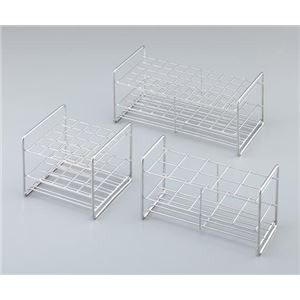 ステンレス試験管立24-72 ガラス試験管