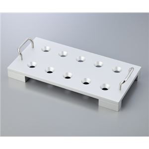 アルミ製ルツボ架台 10穴 粉砕・混合・ふるい関連商品