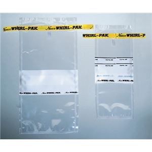 サンプリングバッグ B01341WA クリップ、ポリ袋