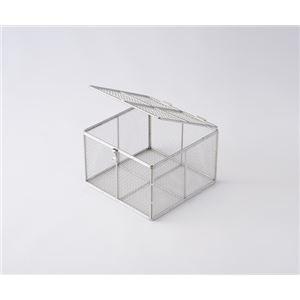 フタ付バスケット 小 金属、樹脂バット類