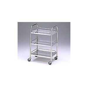 ステンレスパンチングワゴンUH-3P