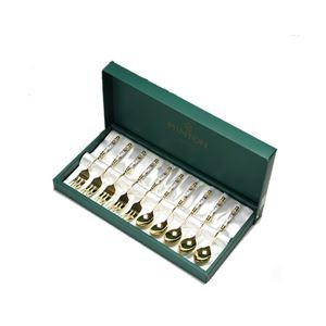 【MINTON】ティースプーン＆ケーキフォーク(金仕上げ)10pcs. ゴールド