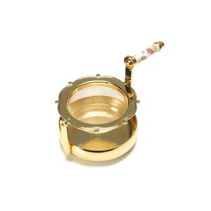 【MINTON】回転ティーストレーナー(金仕上げ) ゴールド