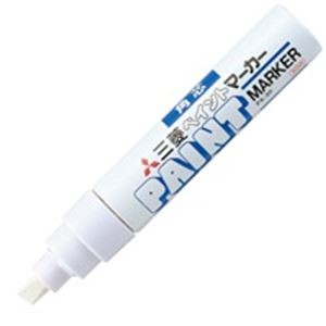 【訳あり・在庫処分】(業務用10セット) 三菱鉛筆 油性ペン/ペイントマーカー 【太字】 PX30.1白