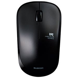 エレコム ワイヤレスLEDマウス ブラック M-IR07DRBK