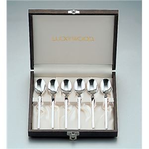 【LUCKY WOOD】スカンジナビア ティースプーンセット 6pc.