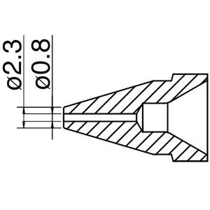 白光 N61-07 ノズル／0.8MM