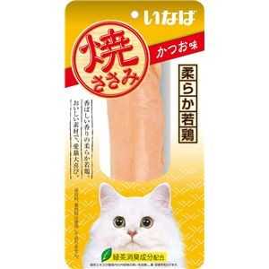 （まとめ）いなば いなば焼ささみかつお味1本 【ペット用品】【×48 セット】【代引不可】