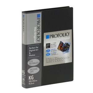 (業務用10セット)PROFOLIO(プロフォリオ) The Original デジタルアート＆フォトホルダー KG判/24P ブラック IA-12-4N