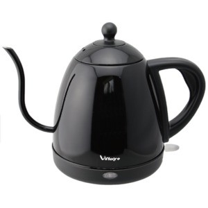 ViAlegre(ビアレグレ)  エレクトリックケトル 0.8L VD-K121BK ステンレス ブラック