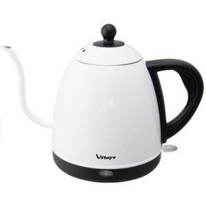 ViAlegre(ビアレグレ)  エレクトリックケトル 0.8L VD-K121W ステンレス ホワイト