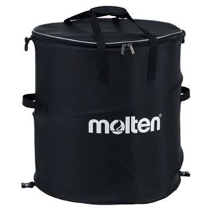 【モルテン Molten】 ホップアップケース/ボールカゴ 【直径48×高さ52cm】 折りたたみ式 ナイロン製 KT0050 〔スポーツ用品〕