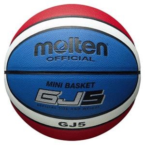 【モルテン Molten】 ミニバス バスケットボール 【5号球 GJ5】 人工皮革 BGJ5C 〔運動 スポーツ用品〕