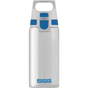 SIGG ワンタッチ式トライタン製ボトル トータルクリア ワン（ブルー 0．5L）