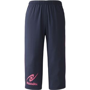 ニッタク（Nittaku）卓球パンツ BREAKER CROPPED PANTS（ブレーカー七分丈パンツ NW2853 ピンク L